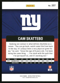 Cam Skattebo 2025 Panini Revolution #207 RC