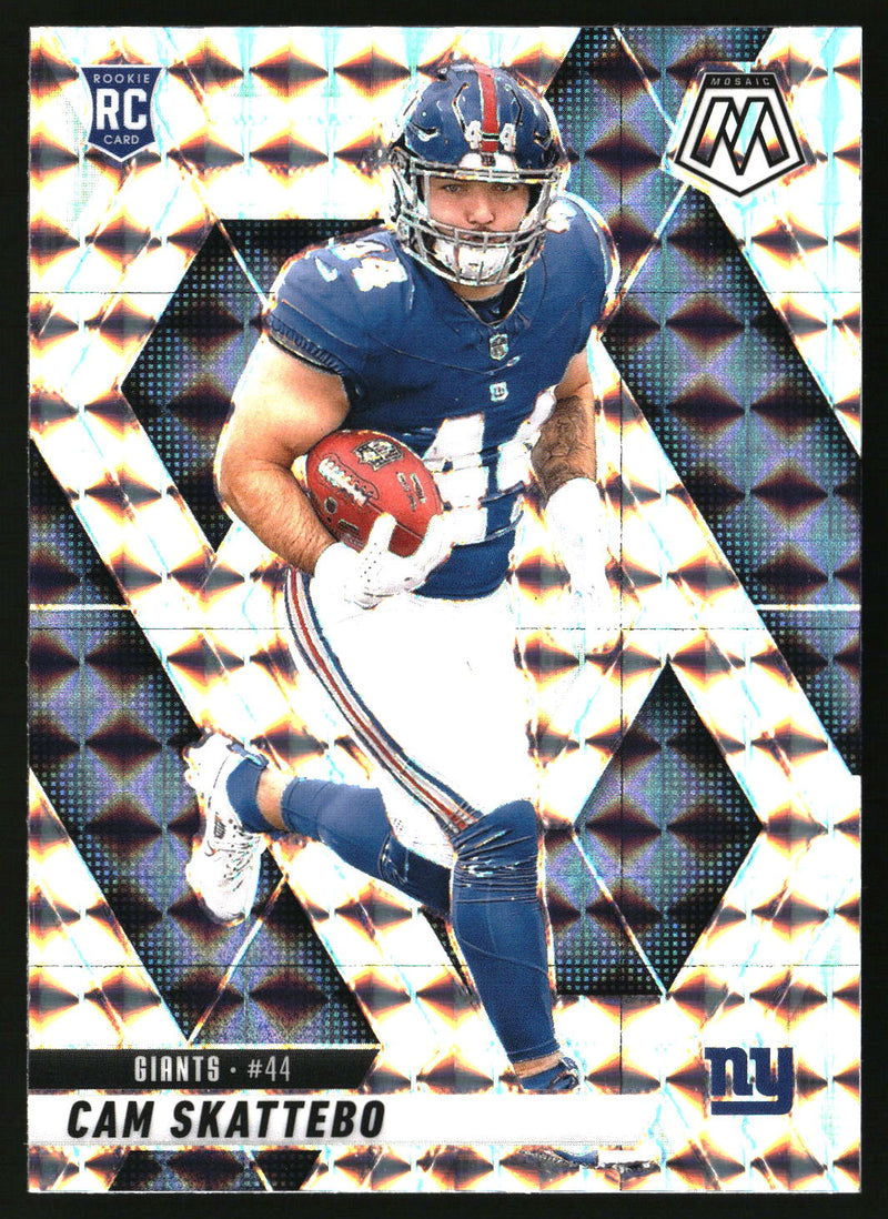 Cam Skattebo 2025 Panini Mosaic #305 Mosaic RC