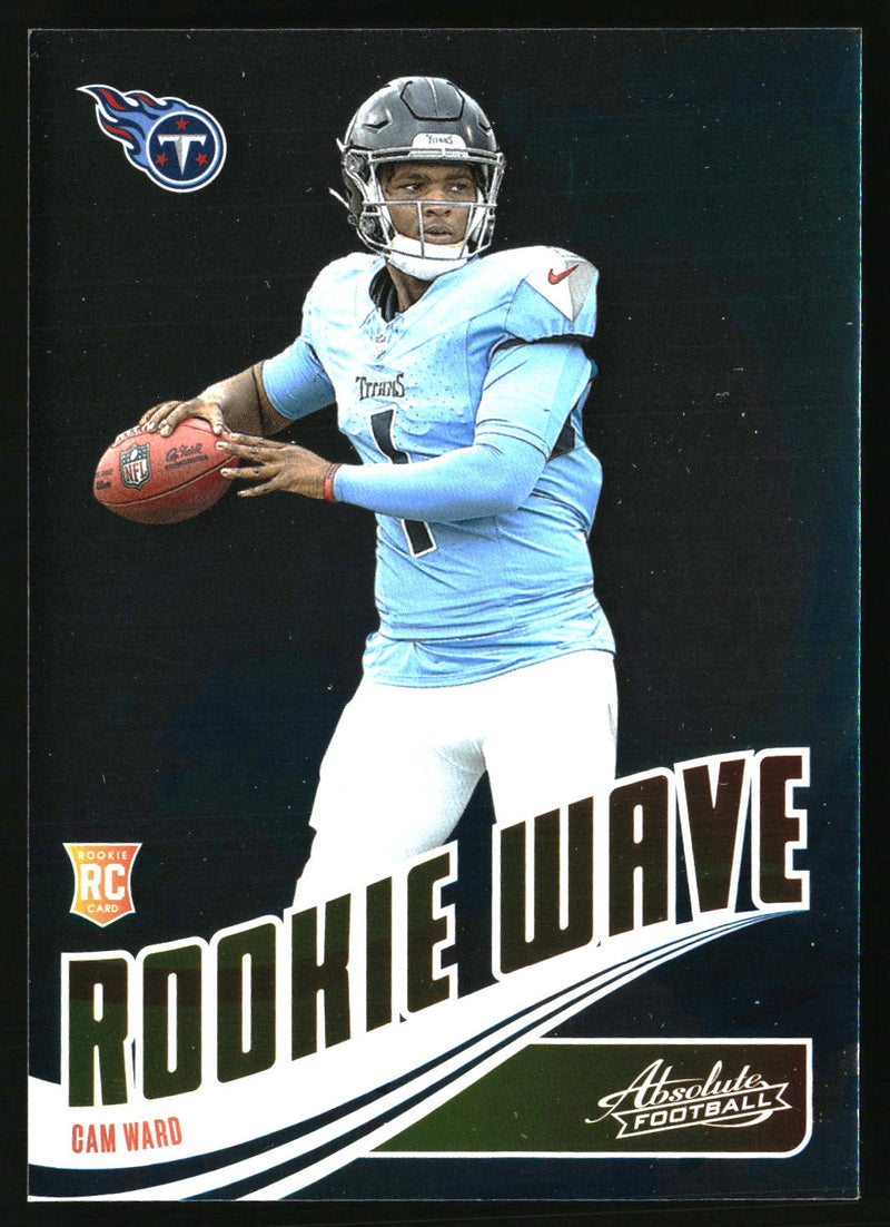 Cam Ward 2025 Panini Absolute #RW-CWD Rookie Wave
