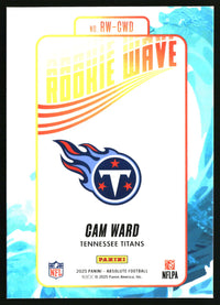 Cam Ward 2025 Panini Absolute #RW-CWD Rookie Wave