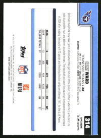 Cam Ward 2025 Topps Chrome #314 RC