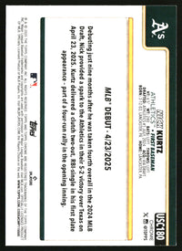 Nick Kurtz 2025 Topps Chrome Update #USC180 X-Fractors