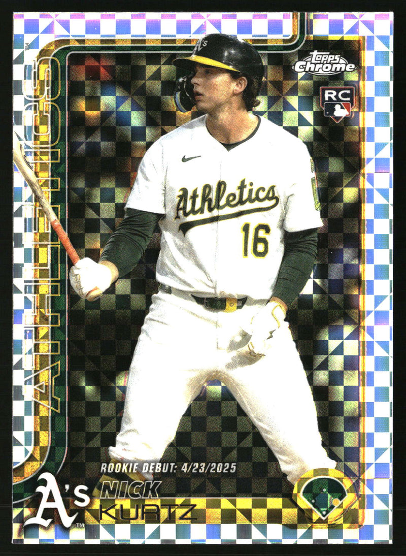 Nick Kurtz 2025 Topps Chrome Update #USC180 X-Fractors