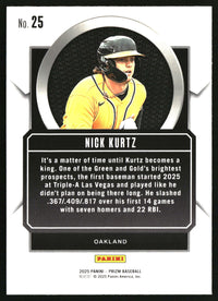 Nick Kurtz 2025 Panini Prizm #25 Talisman
