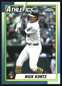 Nick Kurtz 2025 Topps Chrome Update #90CU-21 1990 35th Anniversary
