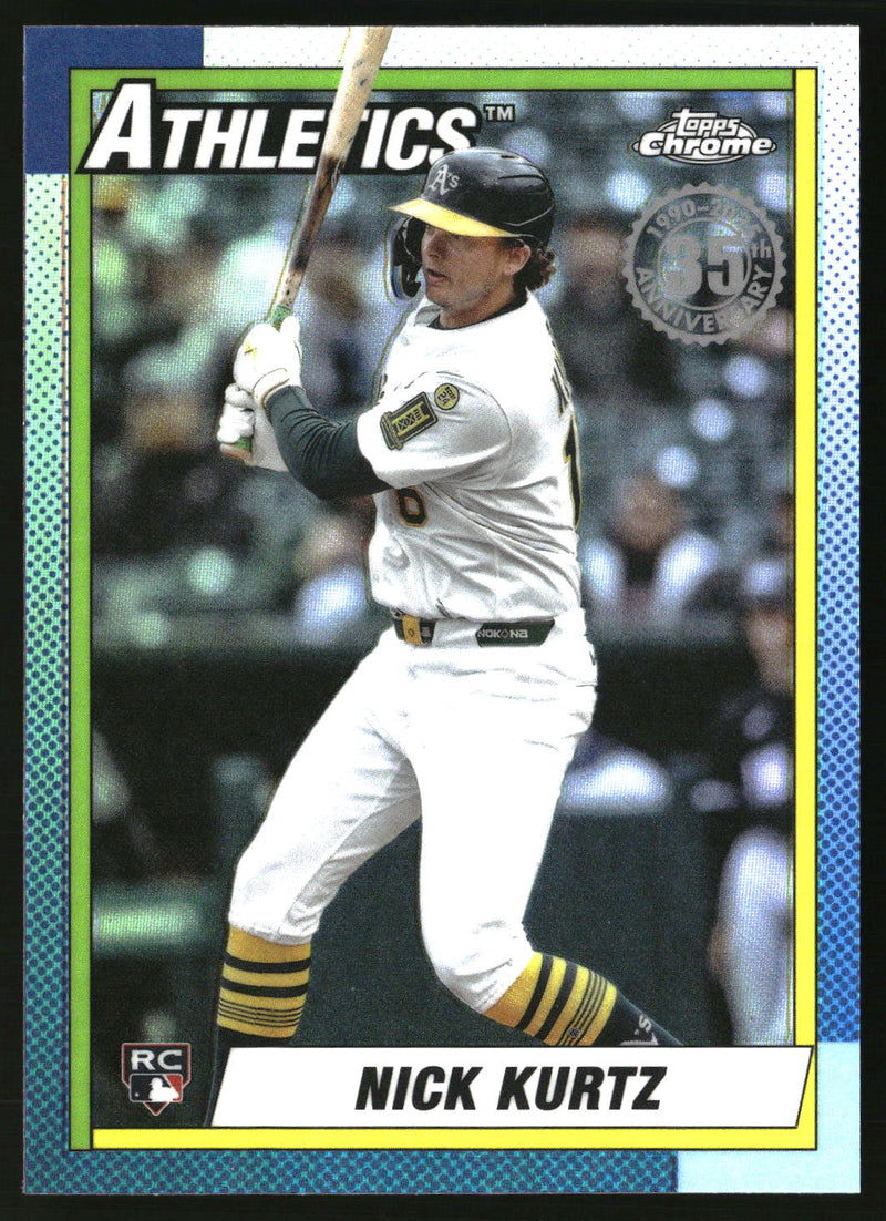 Nick Kurtz 2025 Topps Chrome Update #90CU-21 1990 35th Anniversary