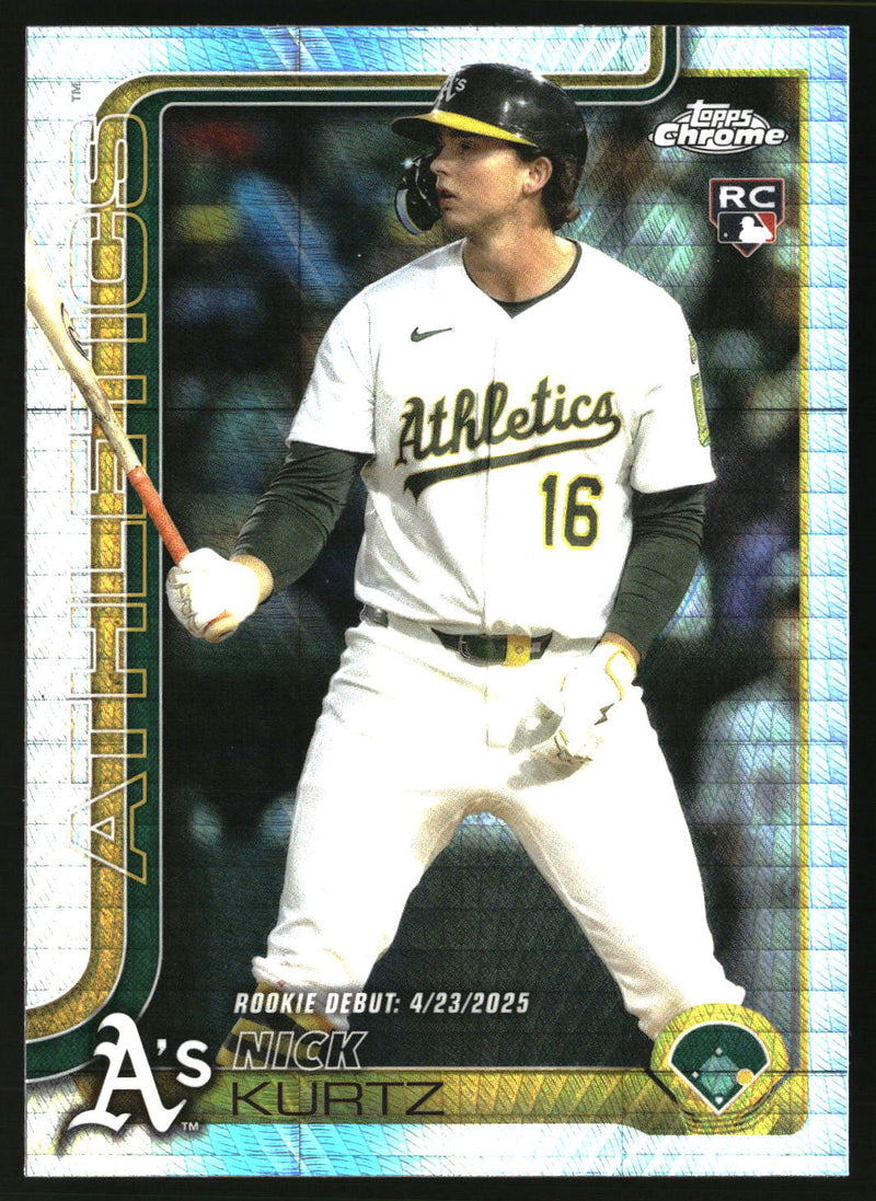 Nick Kurtz 2025 Topps Chrome Update #USC180 Prism Refractors