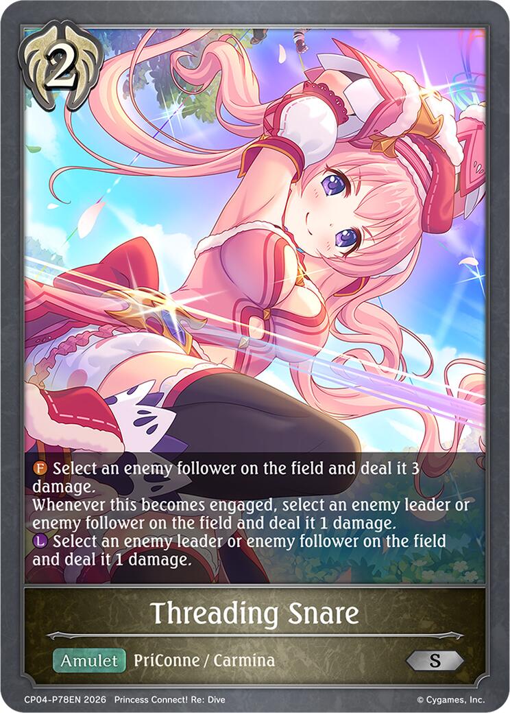 Threading Snare - P78EN (Foil) (CP04-P78EN) [Princess Connect! Re: Dive]