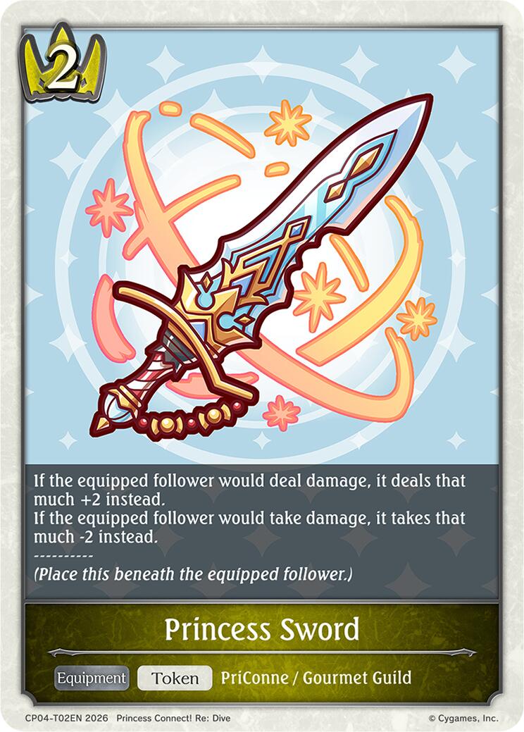 Princess Sword (CP04-T02EN) [Princess Connect! Re: Dive]