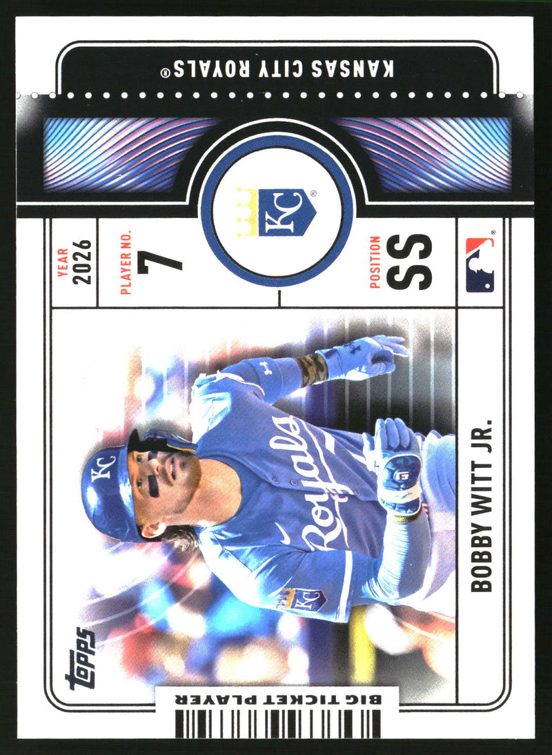 Bobby Witt Jr. 2026 Topps #BTP-16 Big Ticket Players