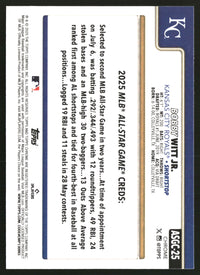 Bobby Witt Jr. 2025 Topps Chrome Update #ASGC-25 2025 All-Star Game