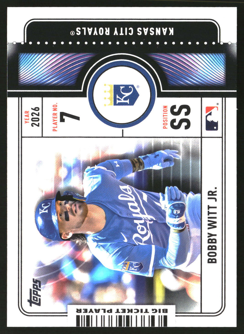 Bobby Witt Jr. 2026 Topps #BTP-16 Big Ticket Players