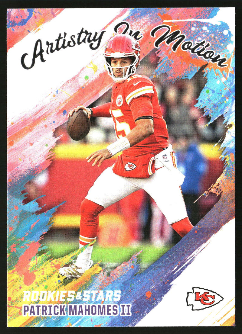 Patrick Mahomes II 2025 Panini Rookies & Stars #9 Artistry in Motion