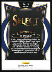 Bo Jackson 2025 Panini Select #13 Red and Green Ice Prizms