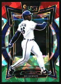 Bo Jackson 2025 Panini Select #13 Red and Green Ice Prizms