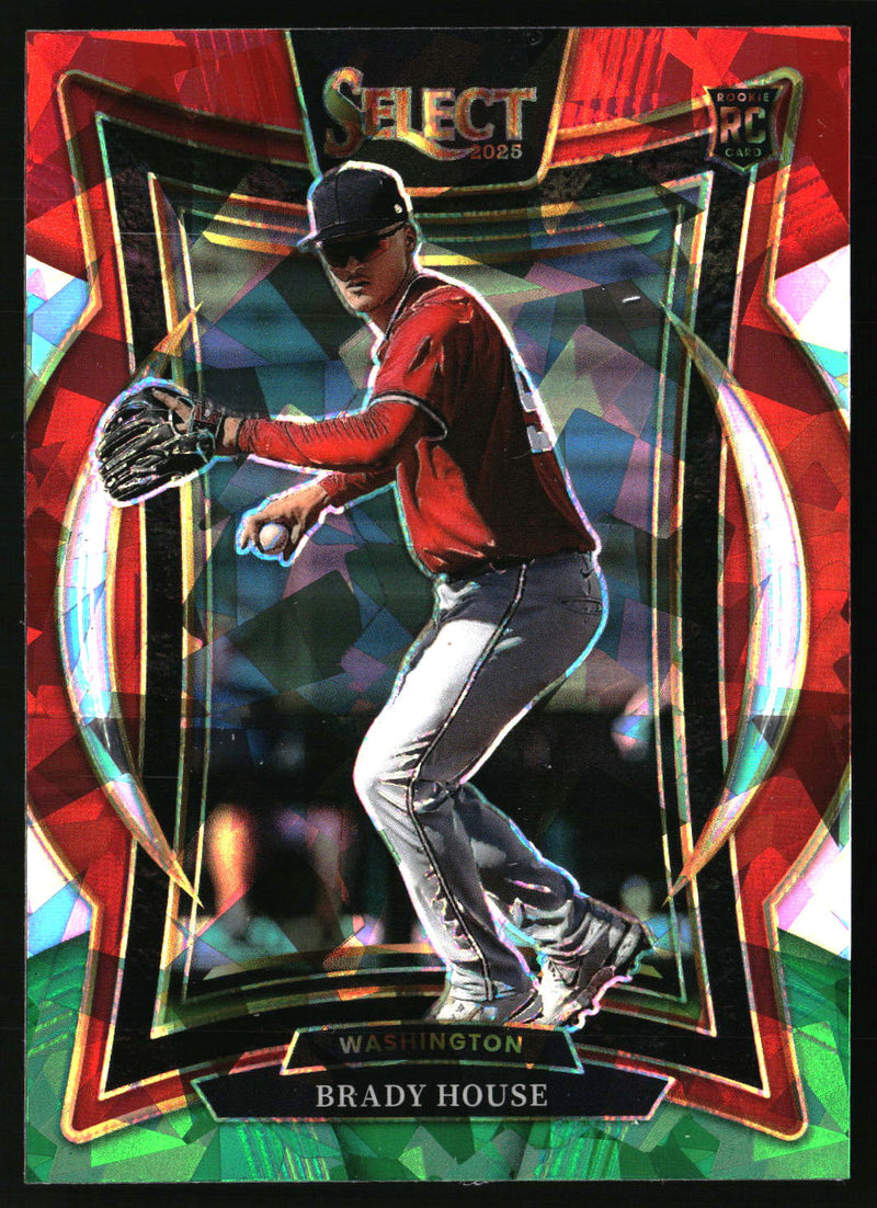 Brady House 2025 Panini Select #53 Red and Green Ice Prizms