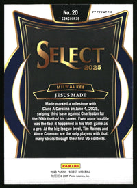 Jesus Made 2025 Panini Select #20 Red and Green Ice Prizms