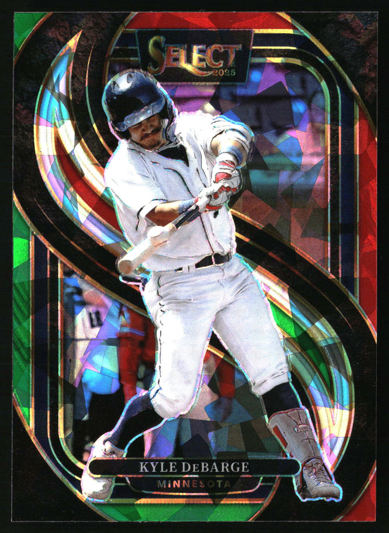 Kyle DeBarge 2025 Panini Select #112 Red and Green Ice Prizms