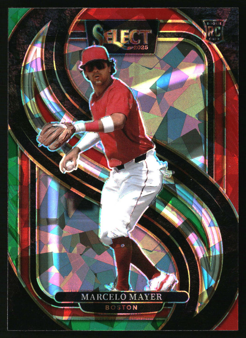 Marcelo Mayer 2025 Panini Select #187 Red and Green Ice Prizms