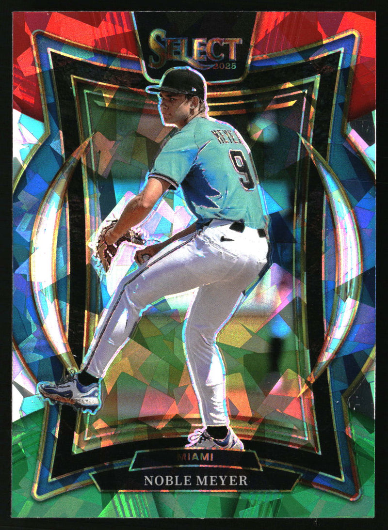 Noble Meyer 2025 Panini Select #51 Red and Green Ice Prizms