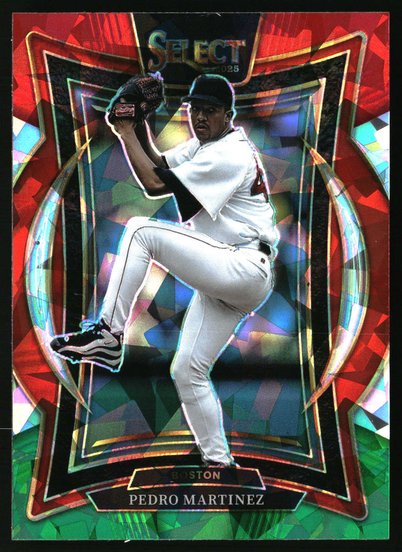 Pedro Martinez 2025 Panini Select #6 Red and Green Ice Prizms