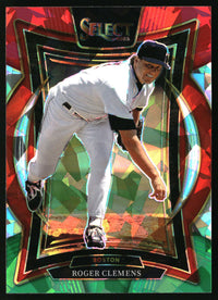 Roger Clemens 2025 Panini Select #88 Red and Green Ice Prizms