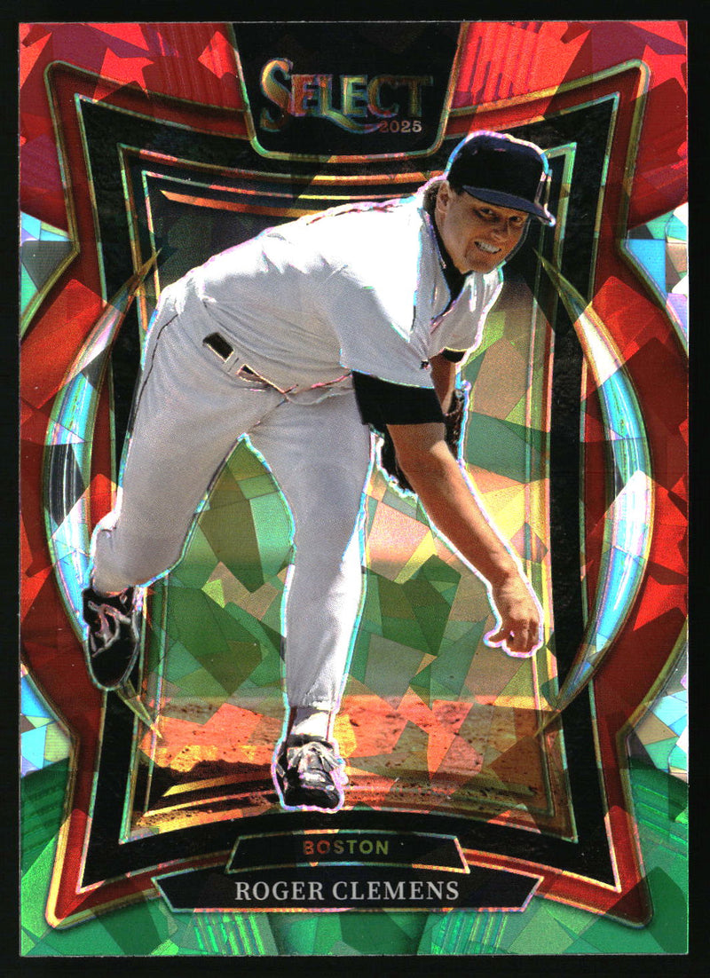 Roger Clemens 2025 Panini Select #88 Red and Green Ice Prizms