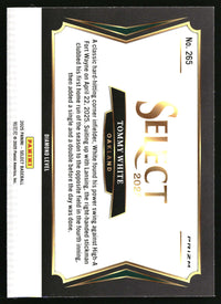 Tommy White 2025 Panini Select #265 Red and Green Ice Prizms