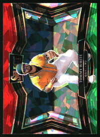 Tommy White 2025 Panini Select #265 Red and Green Ice Prizms
