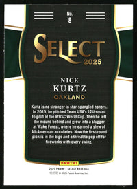 Nick Kurtz 2025 Panini Select #8 Global Icons