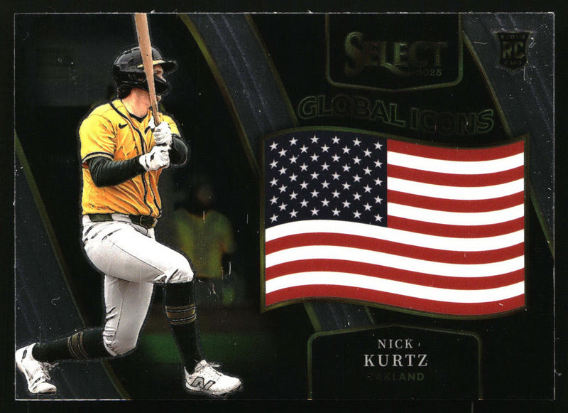 Nick Kurtz 2025 Panini Select #8 Global Icons