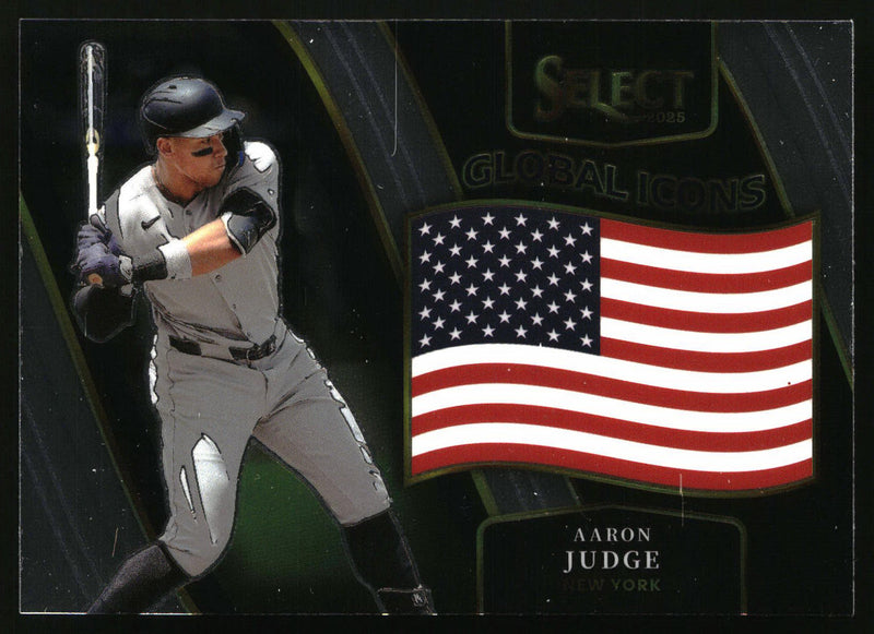 Aaron Judge 2025 Panini Select #9 Global Icons