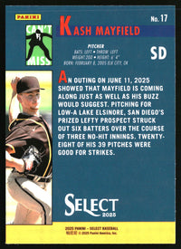 Kash Mayfield 2025 Panini Select #17 Can't Miss
