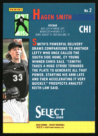 Hagen Smith 2025 Panini Select #2 Can't Miss