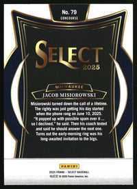 Jacob Misiorowski 2025 Panini Select #79