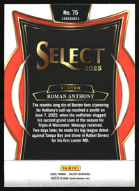 Roman Anthony 2025 Panini Select #75