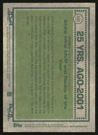 Ichiro 2026 Topps Heritage #337 Chrome Pink Sparkle Refractors
