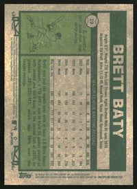 Brett Baty 2026 Topps Heritage #19 Chrome Pink Sparkle Refractors
