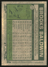 Brooks Baldwin 2026 Topps Heritage #274 Chrome Pink Sparkle Refractors