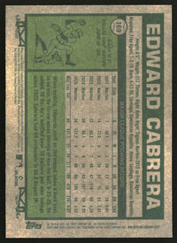 Edward Cabrera 2026 Topps Heritage #169 Chrome Pink Sparkle Refractors