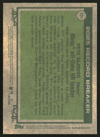 Pete Alonso 2026 Topps Heritage #232 Chrome Pink Sparkle Refractors