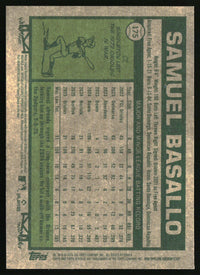 Samuel Basallo 2026 Topps Heritage #175 Chrome Silver Sparkle Refractors RC