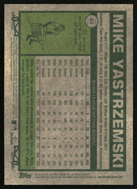 Mike Yastrzemski 2026 Topps Heritage #63 Chrome Silver Sparkle Refractors