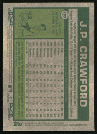 J.P. Crawford 2026 Topps Heritage #289 Chrome Silver Sparkle Refractors