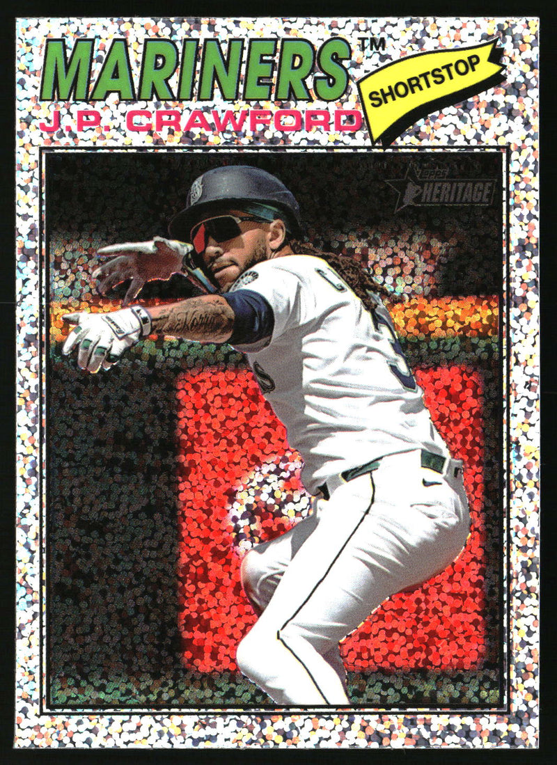 J.P. Crawford 2026 Topps Heritage #289 Chrome Silver Sparkle Refractors