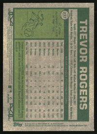 Trevor Rogers 2026 Topps Heritage #237 Chrome Silver Sparkle Refractors