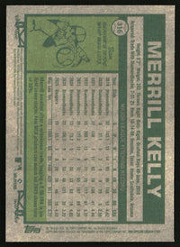 Merrill Kelly 2026 Topps Heritage #316 Chrome Silver Sparkle Refractors