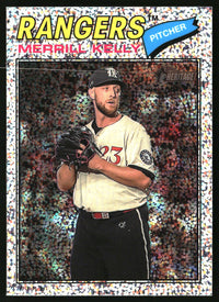 Merrill Kelly 2026 Topps Heritage #316 Chrome Silver Sparkle Refractors