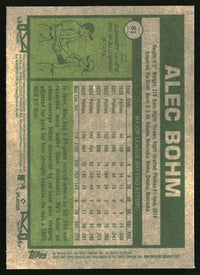 Alec Bohm 2026 Topps Heritage #81 Chrome Silver Sparkle Refractors