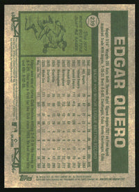 Edgar Quero 2026 Topps Heritage #239 Chrome Silver Sparkle Refractors